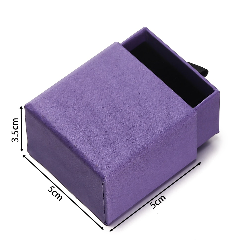 Creative Drawer Jewelry Packaging Box, Necklace, Ring, Earring, Bracelet Storage Organizer Display Stand, Solid Color