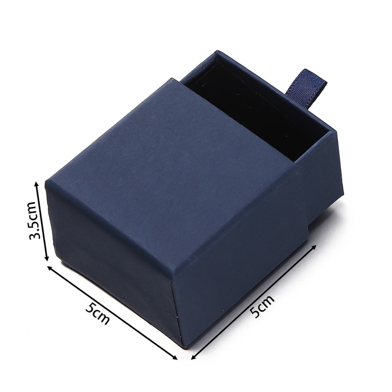 Creative Drawer Jewelry Packaging Box, Necklace, Ring, Earring, Bracelet Storage Organizer Display Stand, Solid Color