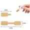 Roll Blank Paper Price Tags, Portable Self Adhesive Stickers for Jewelry Hangtags, Necklace Ring Display Packaging