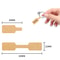 Roll Blank Paper Price Tags, Portable Self Adhesive Stickers for Jewelry Hangtags, Necklace Ring Display Packaging