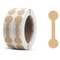 Roll Blank Paper Price Tags, Portable Self Adhesive Stickers for Jewelry Hangtags, Necklace Ring Display Packaging