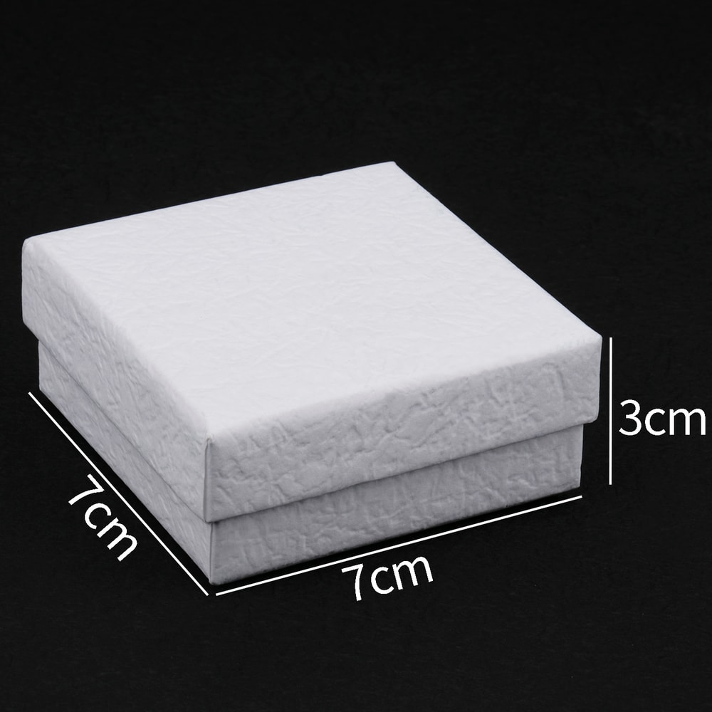 Frosted White Jewelry Packing Carton Box, Handbag Fashion Holder, Jewelry Organizer Storage Gift Box