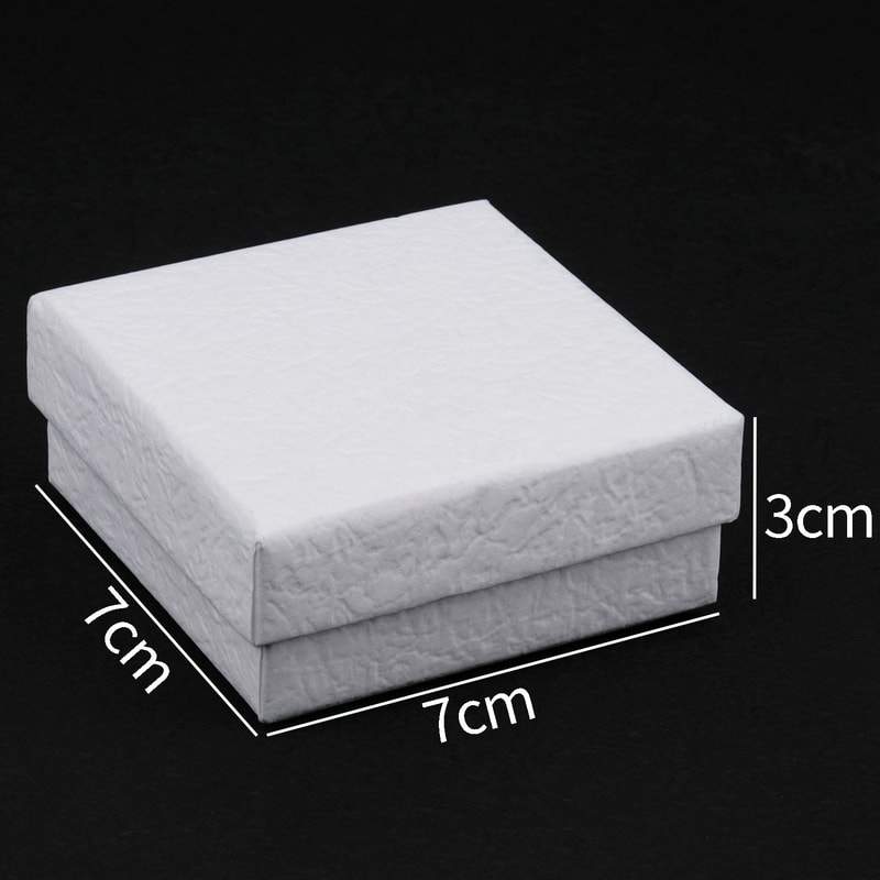Frosted White Jewelry Packing Carton Box, Handbag Fashion Holder, Jewelry Organizer Storage Gift Box