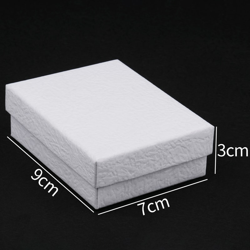 Frosted White Jewelry Packing Carton Box, Handbag Fashion Holder, Jewelry Organizer Storage Gift Box
