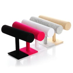 velvet bracelet chain watch display rack jewelry organizer, hard jewelry display stand holder