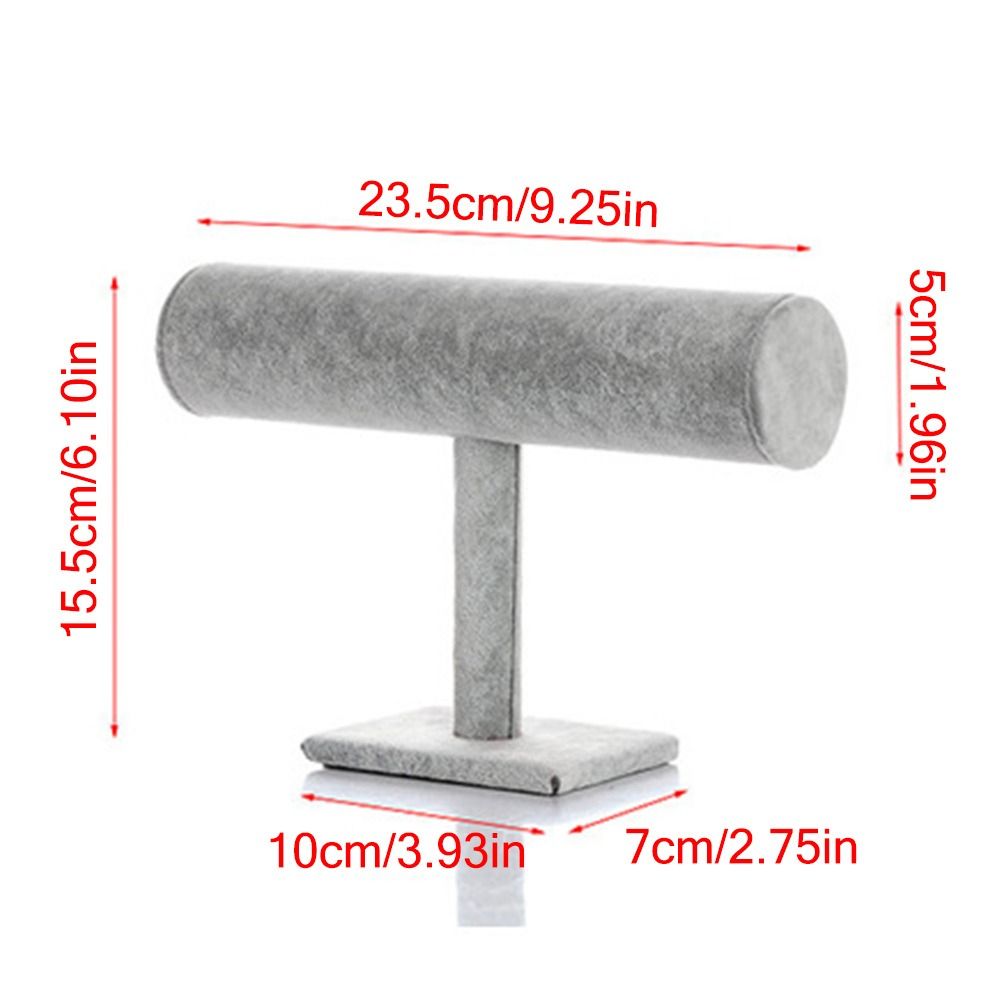 Velvet Bracelet Chain Watch Display Rack Jewelry Organizer, Hard Jewelry Display Stand Holder