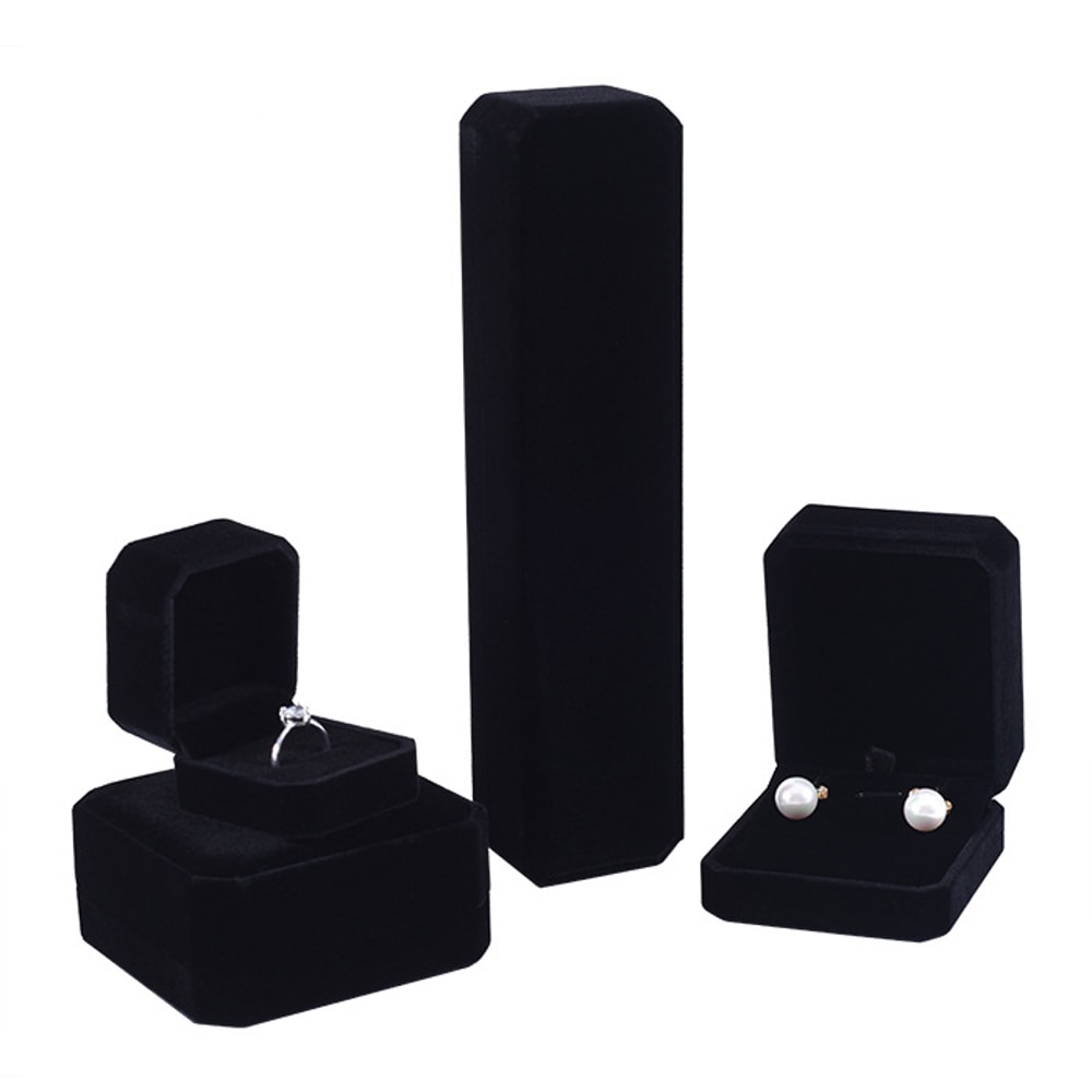 Ring Box Necklace Packaging Organizer Jewelry Packaging Bulk Gift Box Earring Holder Necklace Organ