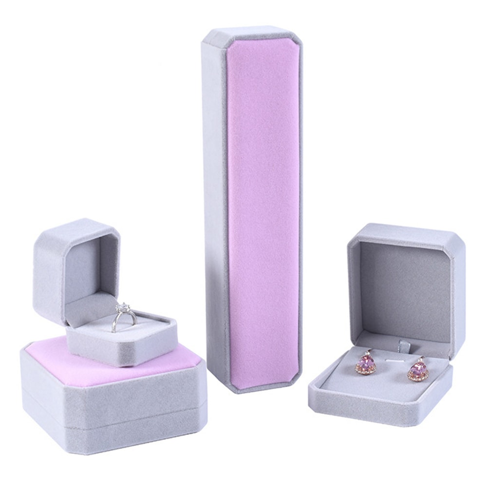 Ring Box Necklace Packaging Organizer Jewelry Packaging Bulk Gift Box Earring Holder Necklace Organ