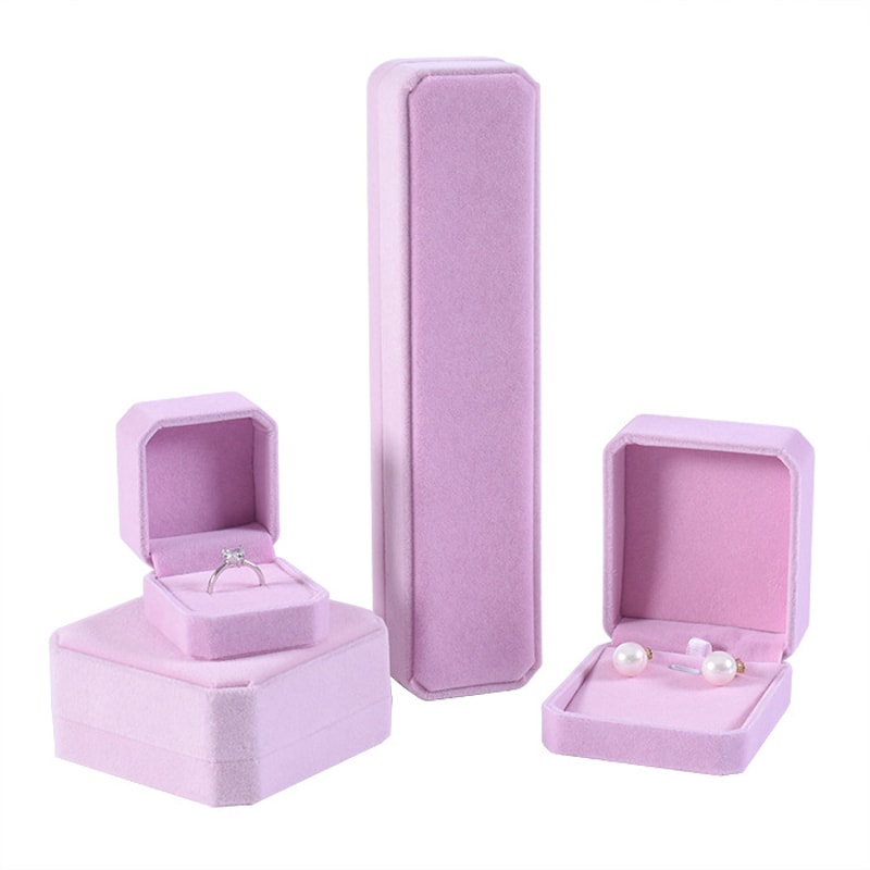 Ring Box Necklace Packaging Organizer Jewelry Packaging Bulk Gift Box Earring Holder Necklace Organ