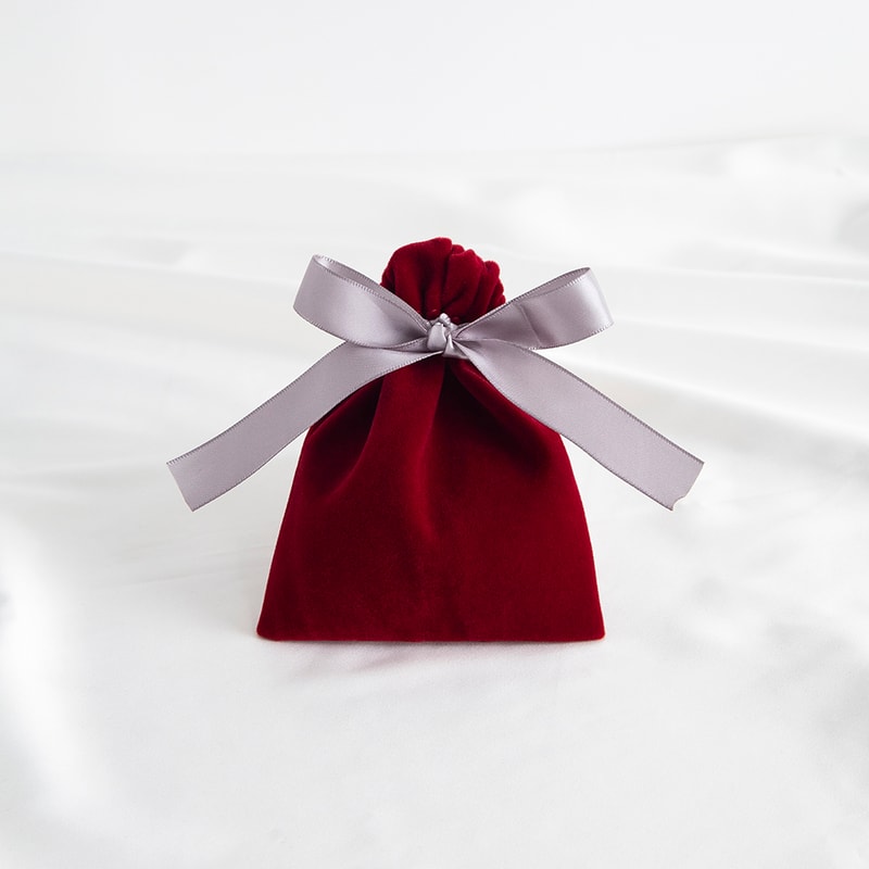 Beige Velvet Bag Jewelry Pouch, Suede Wedding Favors, Gift Packaging for Earrings, Bracelets, Candy