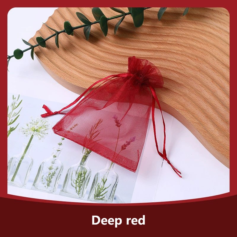 Organza Bags Jewelry Bag For Wedding Party Decoration Drawable Gift Pouches Jewelry Packaging For S 24