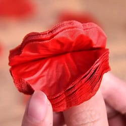 artificial fake rose petals, colorful simulation silk rose petal, valentines day wedding party romantic decoration