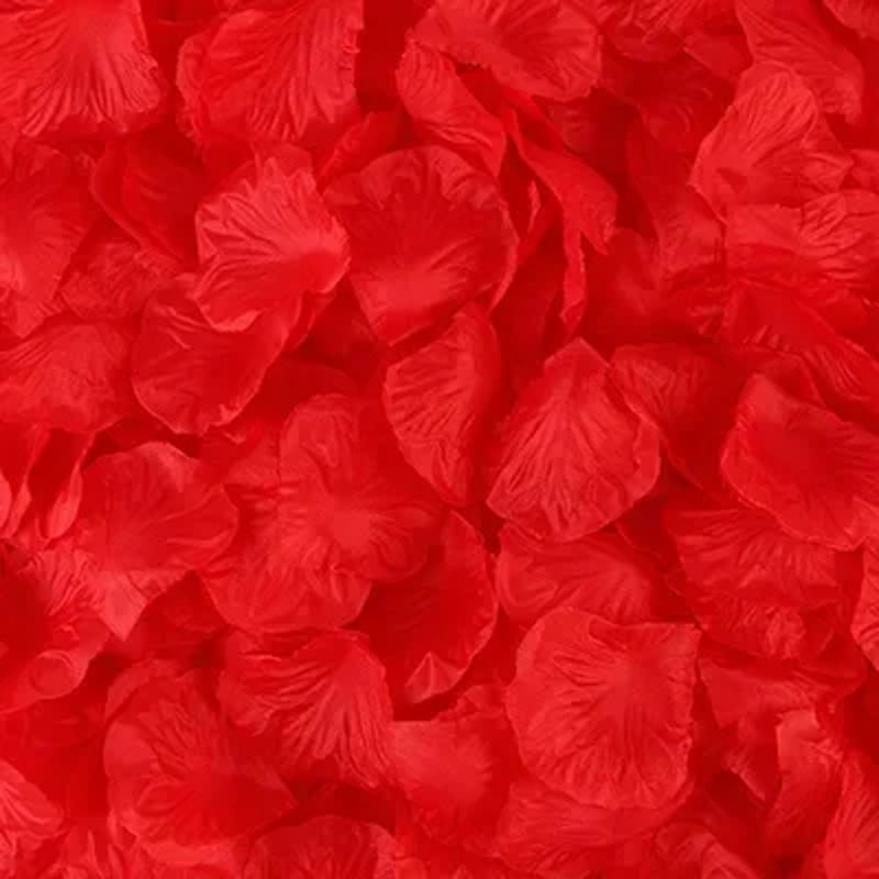 Artificial Fake Rose Petals Colorful Simulation Silk Rose Petal Valentines Day Wedding Party Romant 11