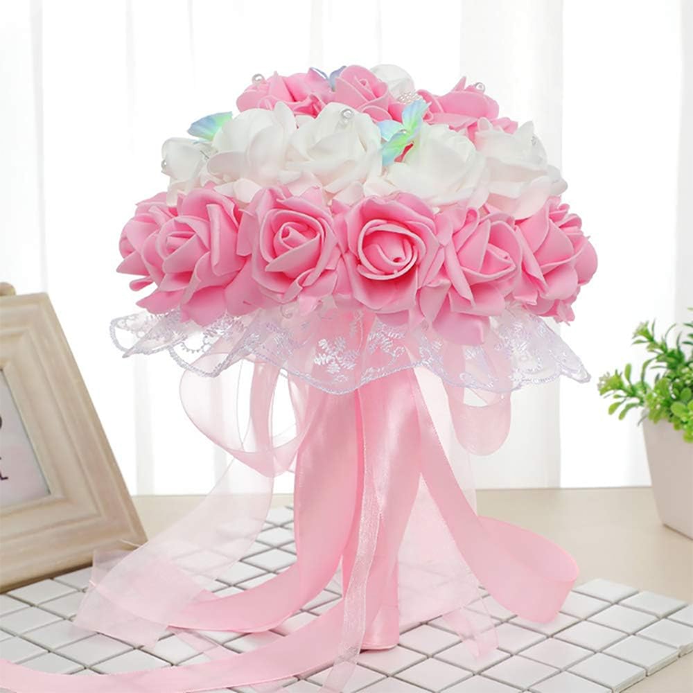 Artificial Foam Rose Flowers, PE Fake Flower for Home, Wedding, Party, Halloween, Thanksgiving, Christmas Decoration