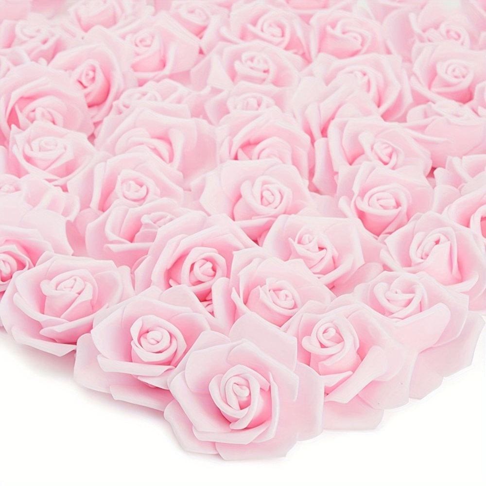 Artificial Foam Rose Flowers, PE Fake Flower for Home, Wedding, Party, Halloween, Thanksgiving, Christmas Decoration