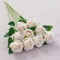 Artificial Red Roses, Realistic Fake Rose Branch for Wedding Home Decor, Roses Artificial Flowers for Floral Arrangement