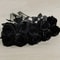 Artificial Black Roses Fake Flowers, Long Stem for Halloween, Wedding Party, Tabletop Home Decor