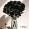 Artificial Black Roses Fake Flowers, Long Stem for Halloween, Wedding Party, Tabletop Home Decor