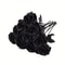 Artificial Black Roses Fake Flowers, Long Stem for Halloween, Wedding Party, Tabletop Home Decor