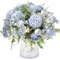 Artificial Flower, Wedding Bedroom Decoration, Bridal Bouquet, Silk Roses Hydrangeas, Vase for Garden, Home, Outdoor