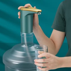 wireless water dispenser, mini barreled water electric pump, usb charge portable automatic water bottle pump, home drink