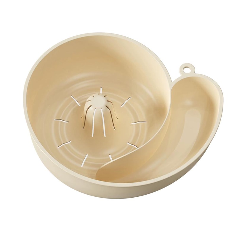 Automatic Vegetable and Fruit Washer Spinner Bowls, Multipurpose Rinse Drain Basket for Kitchen Sink, Easy Cleaning