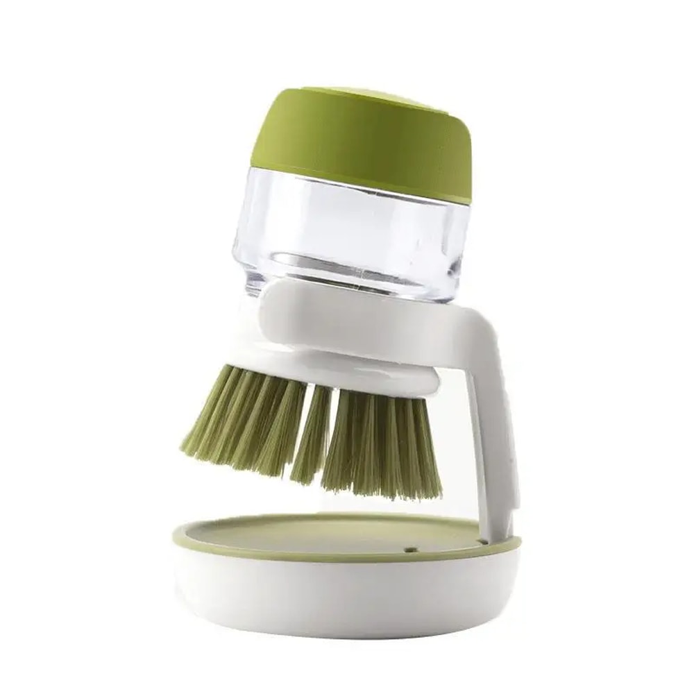 Dish Brush With Soap Dispenser Multi Use Soap Dispensing Scrub Brush Household Universal Kitchen Di 6