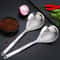 Stainless Steel Strainer Spoon, Skimmer Slotted Spoon, Kitchen Colander, Spaghetti Drain Spoon, Pepper Strainer for Food