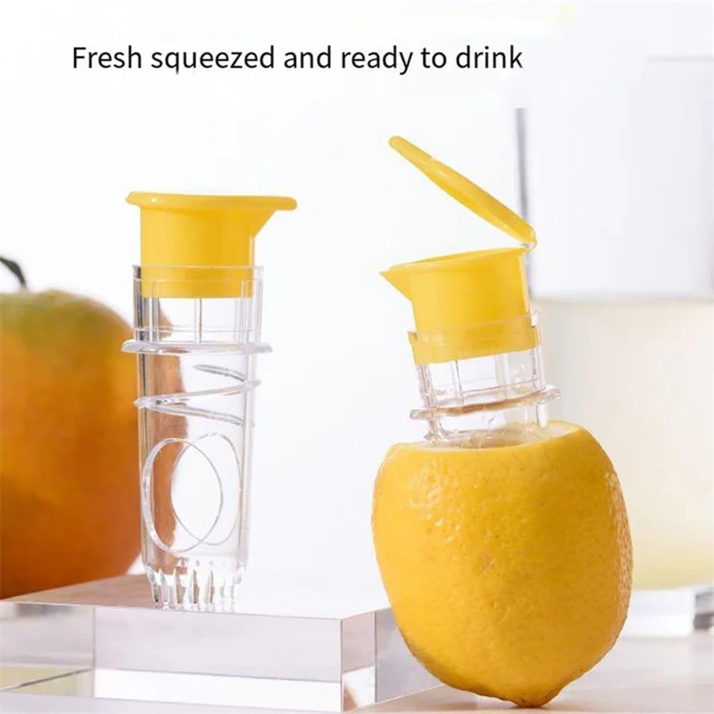 Manual Lemon Squeezer Portable Handheld Lime Juicer With Lid ScrewTop Lemon Squeezer Manual Juicer 1