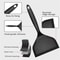 Silicone Spatula Turner, Heat Resistant Non-Stick Pancake Spatula, Turner for Eggs, Fish, Pizza, Wide and Thin Pancakes