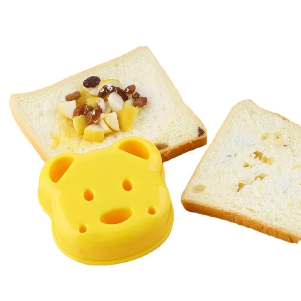 Cute Bear Sandwich Mold, Toast Bread Making Cutter, Cute Baking Pastry Tools for Kids, Food Mould, Kitchen Accessories