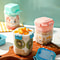 DoubleLayer Salad Cup With Ice Grids Spoon Seasoning Rack Salad Cups Crisper Cereal Yogurt Fruit St 0