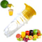 Portable Lemon Squeezer Reusable Plastic Juices Reamer Lightweight Manual Juices Reamer With Builti 0