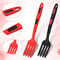 Silicone Flexible Cooking Forks HeatResistant Food Fork For Mixing Pasta Noodle Kitchen Forks Nonst 3