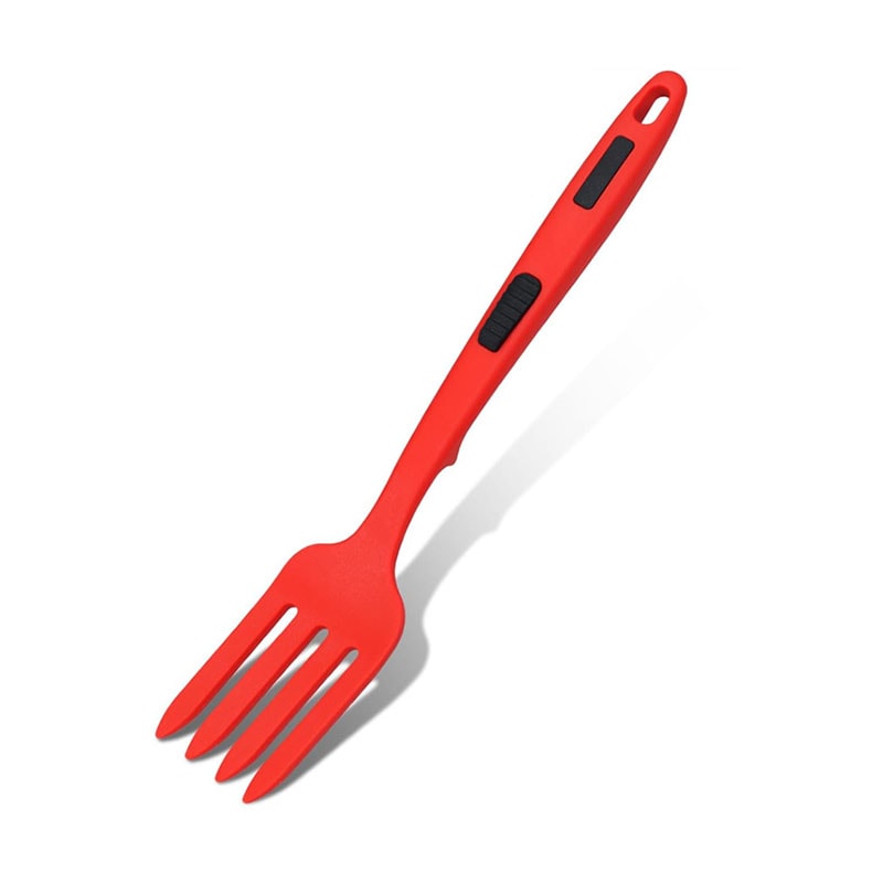 Silicone Flexible Cooking Forks HeatResistant Food Fork For Mixing Pasta Noodle Kitchen Forks Nonst 5