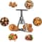Stainless Steel Manual Nut Opener, Walnut Cracker, Adjustable Screw Mechanism for All Nuts, Durable Kitchen Gadget, Easy