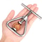 Stainless Steel Manual Nut Opener, Walnut Cracker, Adjustable Screw Mechanism for All Nuts, Durable Kitchen Gadget, Easy