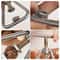 Stainless Steel Manual Nut Opener, Walnut Cracker, Adjustable Screw Mechanism for All Nuts, Durable Kitchen Gadget, Easy