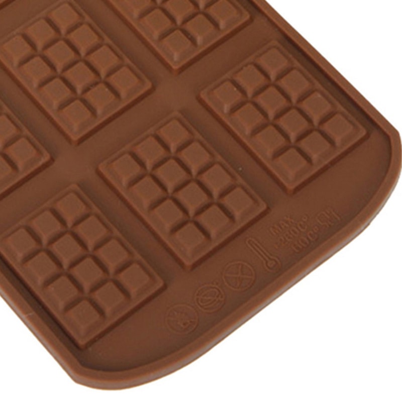 Chocolate Mold, Silicone Mold for Fondant, Waffles Molds, DIY Candy Bar Mould, Cake Decoration Tools, Kitchen Baking