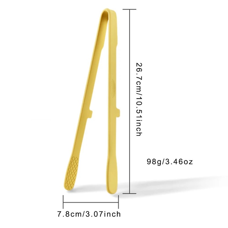 Silicone Food Toast Tong Nonslip Trivet Tong For Kitchen Cooking Clip Clamp BBQ Salad Tool Grill Ki 2