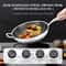 Hybrid Wok With Lid PFOA Free Non Stick Wok Pan Stainless Steel Stir Fry Pan For Cooking 1
