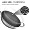 Hybrid Wok With Lid PFOA Free Non Stick Wok Pan Stainless Steel Stir Fry Pan For Cooking 4