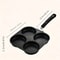 Cast Iron NonStick Omelette Pan Pancake Burger Cooker Ideal For Gas Electric Stoves MultiBurner De 2