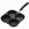Cast Iron NonStick Omelette Pan Pancake Burger Cooker Ideal For Gas Electric Stoves MultiBurner De 0