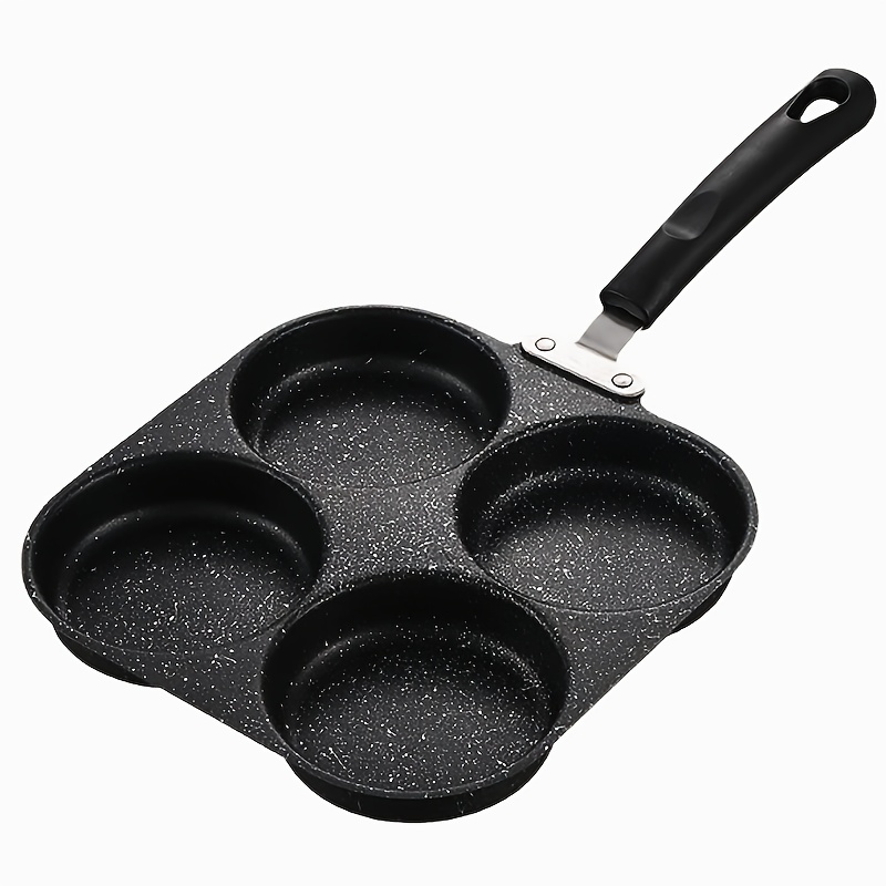 Cast Iron NonStick Omelette Pan Pancake Burger Cooker Ideal For Gas Electric Stoves MultiBurner De 0
