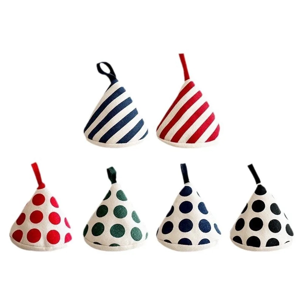 Cute Triangle Pot Anti Hot Cover Kitchen Anti Scalding Pot Handle Ear Cap Heat Insulation Anti High 4