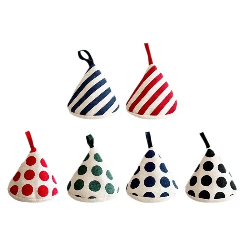 Cute Triangle Pot Anti Hot Cover Kitchen Anti Scalding Pot Handle Ear Cap Heat Insulation Anti High 4