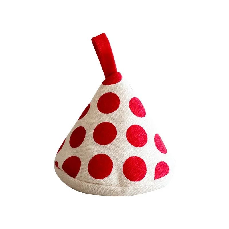 Cute Triangle Pot Anti Hot Cover Kitchen Anti Scalding Pot Handle Ear Cap Heat Insulation Anti High 5