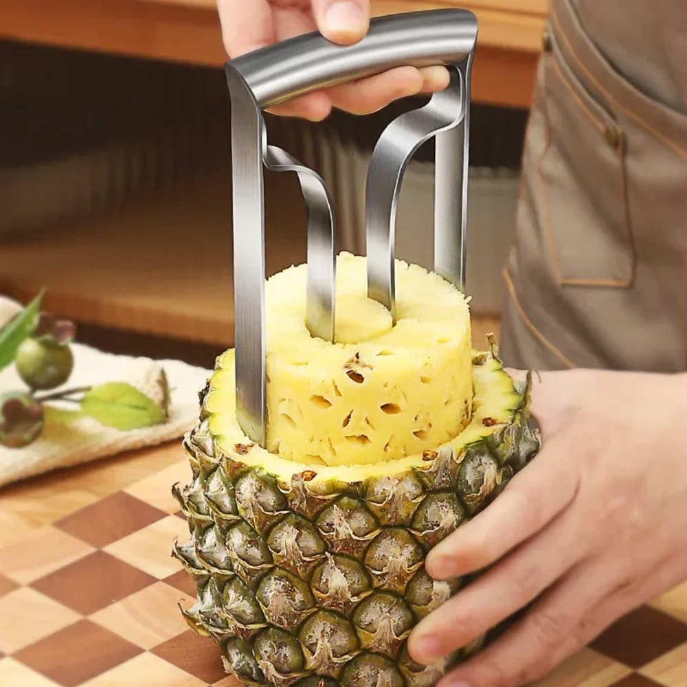 Pineapple Knife Peeler, Household Stainless Steel Pineapple Peeler, Fruit Eye Cutting Tool, Kitchen Gadgets