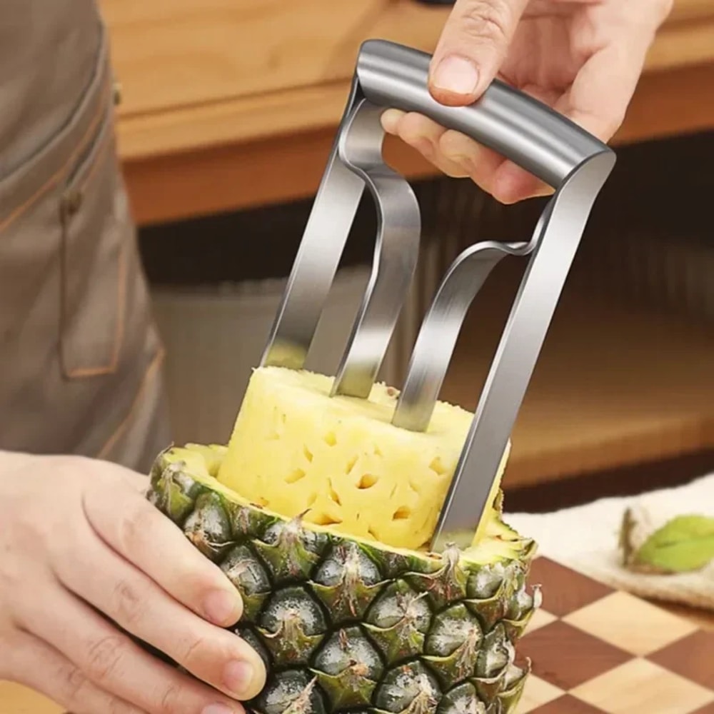 Pineapple Knife Peeler, Household Stainless Steel Pineapple Peeler, Fruit Eye Cutting Tool, Kitchen Gadgets